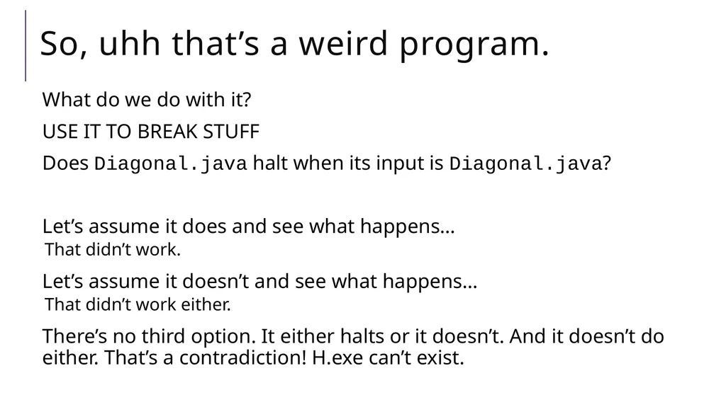 Halting Problem A Practical Uncomputable Problem - slide 10 of 23