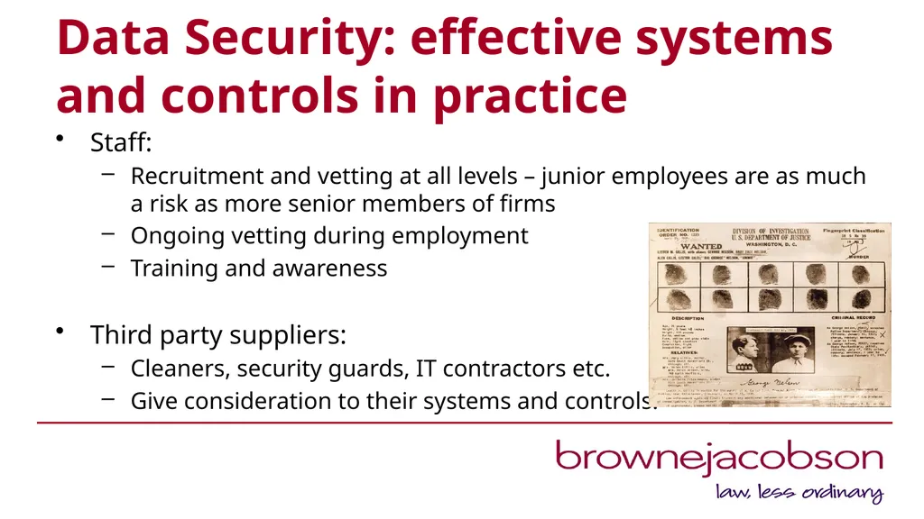 When things go wrong: reducing the risk of FCA - slide 15 of 22