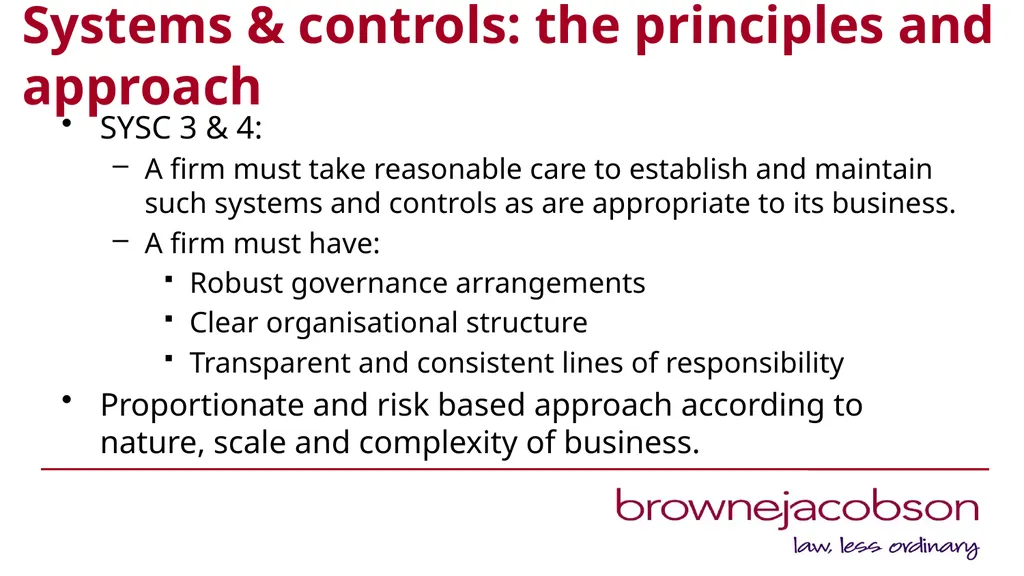 When things go wrong: reducing the risk of FCA - slide 12 of 22