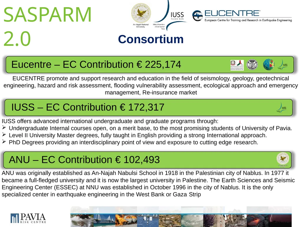 Dr. Barbara Borzi barbara.borzi@eucentre.it - slide 3 of 10