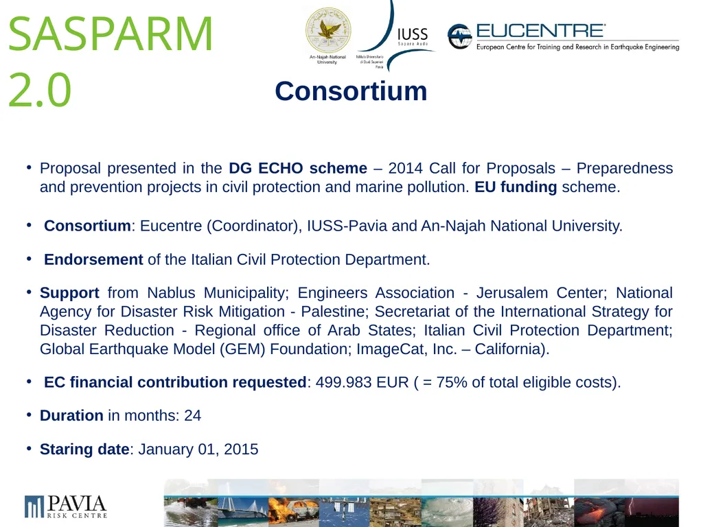 Dr. Barbara Borzi barbara.borzi@eucentre.it - slide 2 of 10