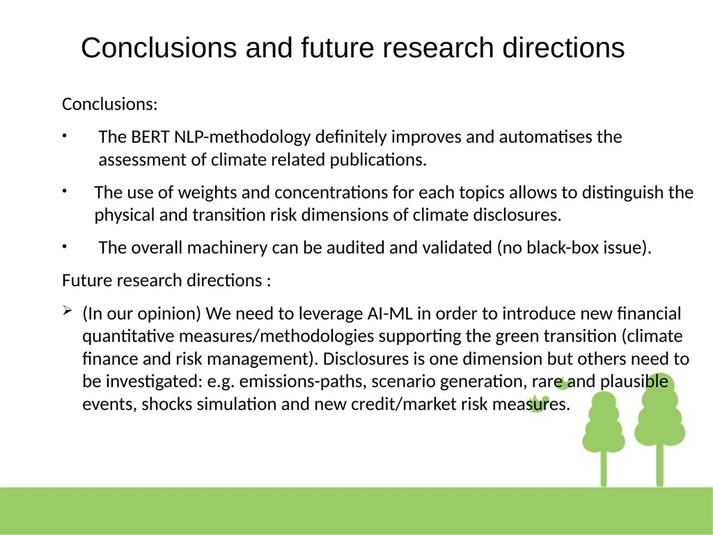 Corporate Climate assessment: an applied - slide 32 of 33
