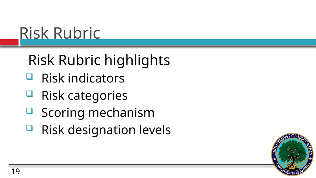 Risk and Subaward Management under the Uniform - slide 19 of 28