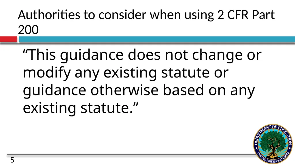 Risk and Subaward Management under the Uniform - slide 5 of 28