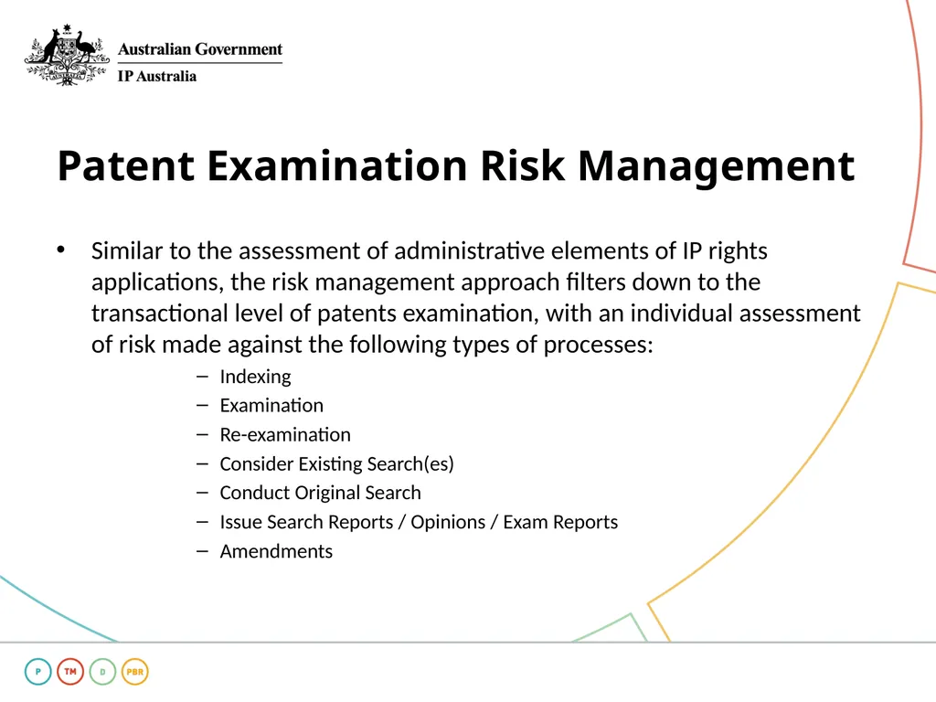IP Australia Quality Management System Risk - slide 6 of 13