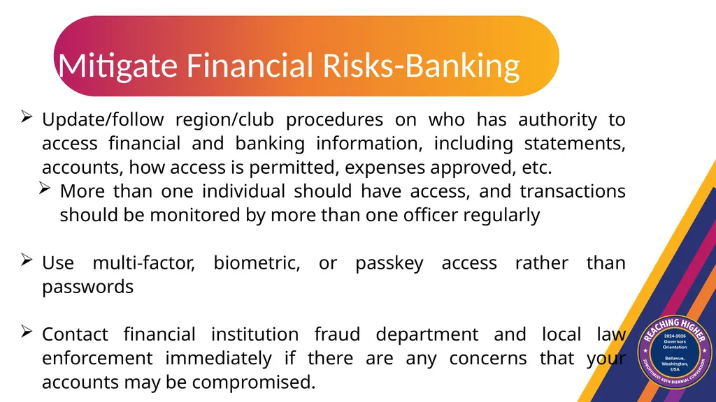 RISK MANAGEMENT A method for organizations to: - slide 10 of 11