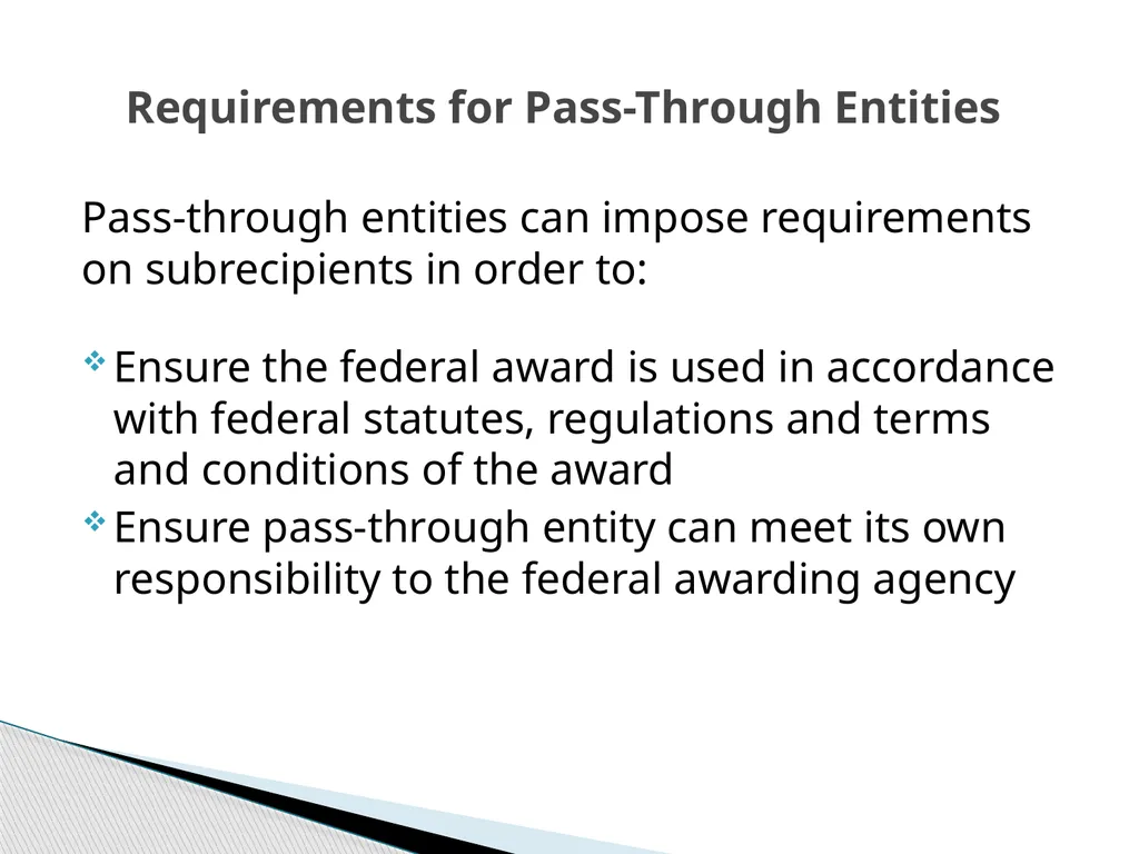 Uniform Grant Guidance Roundtable Risk Assessments - slide 9 of 22
