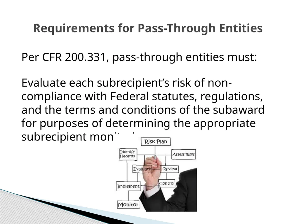 Uniform Grant Guidance Roundtable Risk Assessments - slide 10 of 22