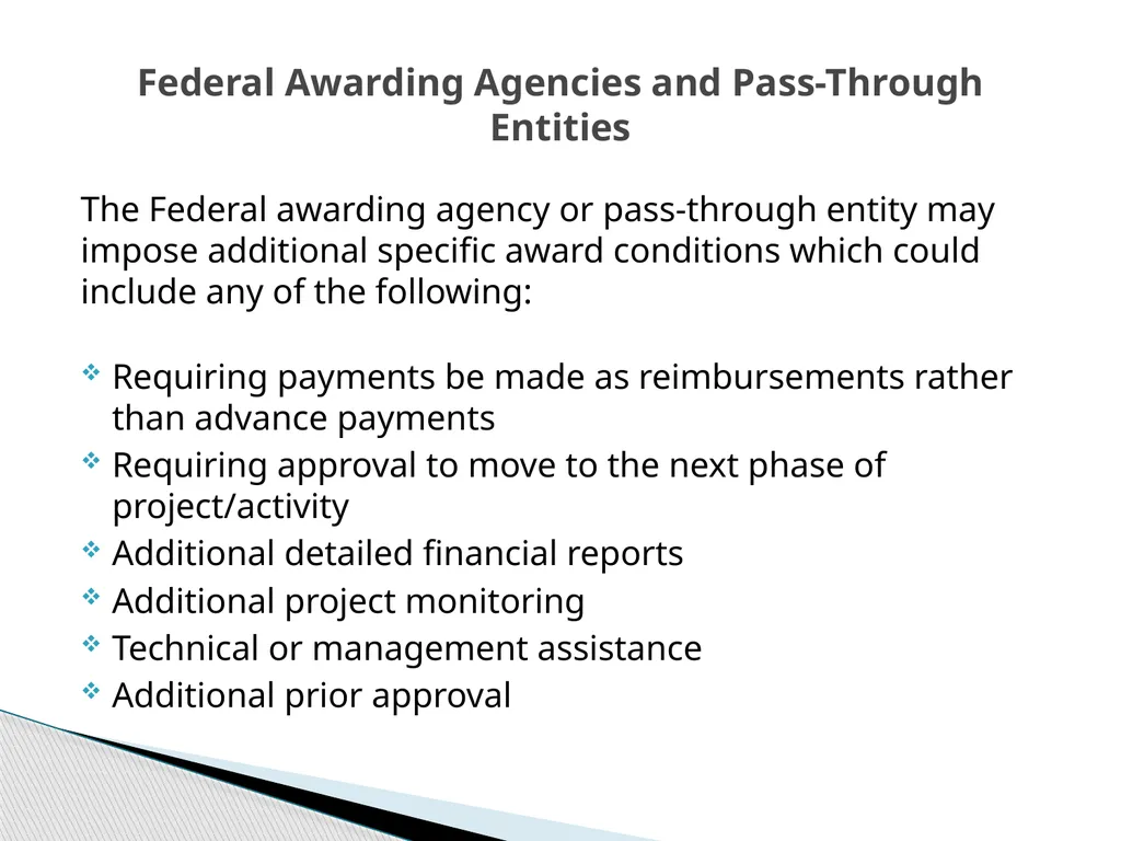 Uniform Grant Guidance Roundtable Risk Assessments - slide 15 of 22