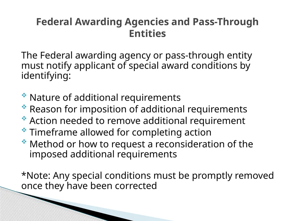 Uniform Grant Guidance Roundtable Risk Assessments - slide 16 of 22