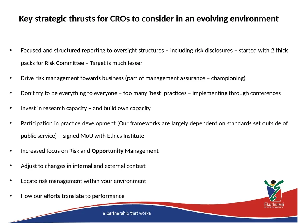 Empowering CROs to Navigate the Current Risk - slide 10 of 11
