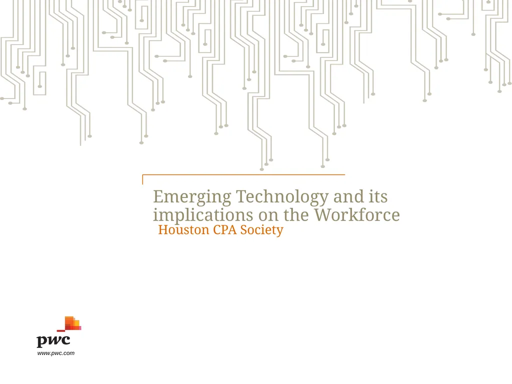 Emerging Technology and its implications on the - slide 1 of 9