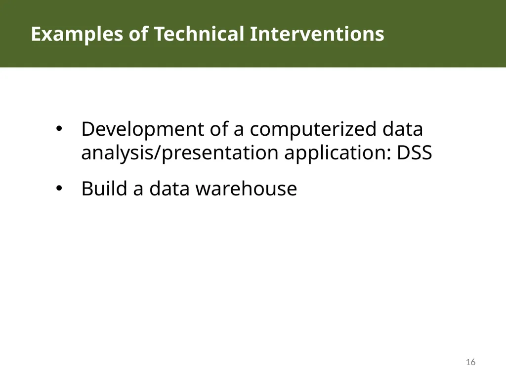 MODULE 10: RHIS Design and Reform SESSION 3. RHIS - slide 16 of 25