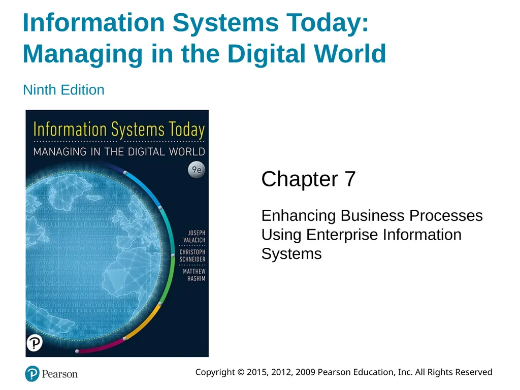 Information Systems Today: Managing in the Digital - slide 1 of 47