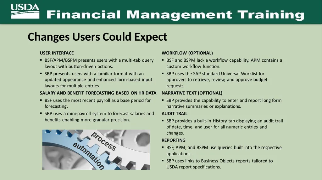SAP Budget and Planning (SBP) Proof-of-Concept - slide 7 of 7