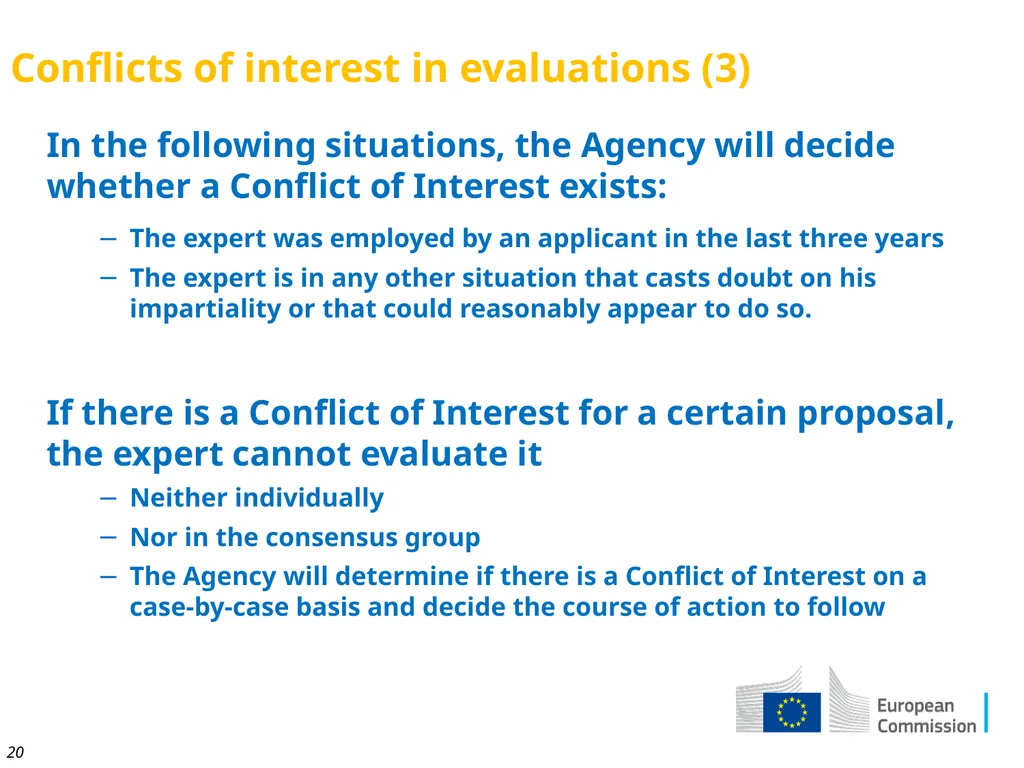 Innovation Fund Deep dive workshop Project - slide 20 of 23