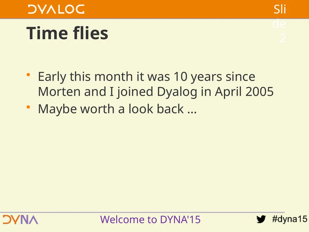 Welcome! Gitte Christensen, CEO Time flies Early - slide 2 of 24