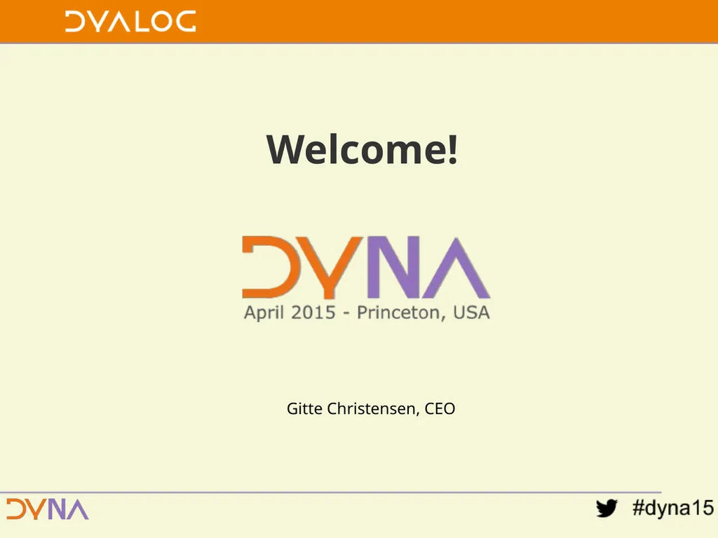 Welcome! Gitte Christensen, CEO Time flies Early - slide 1 of 24