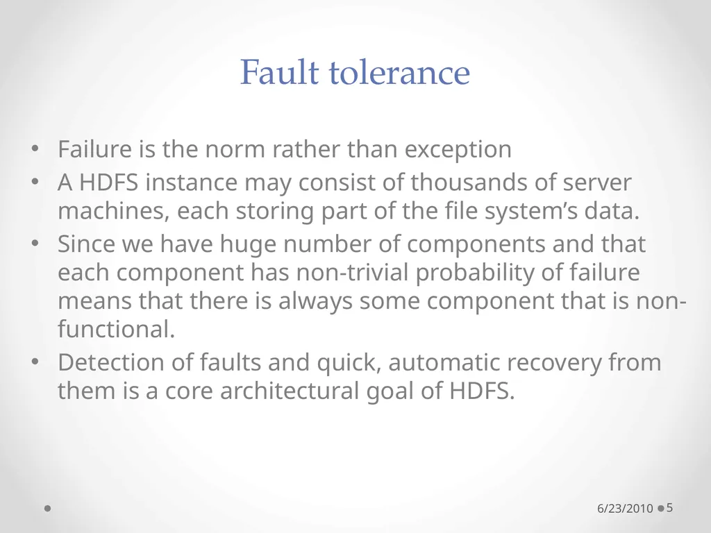 Cloud Programming Models 6/23/2010 1 The Context: - slide 5 of 19