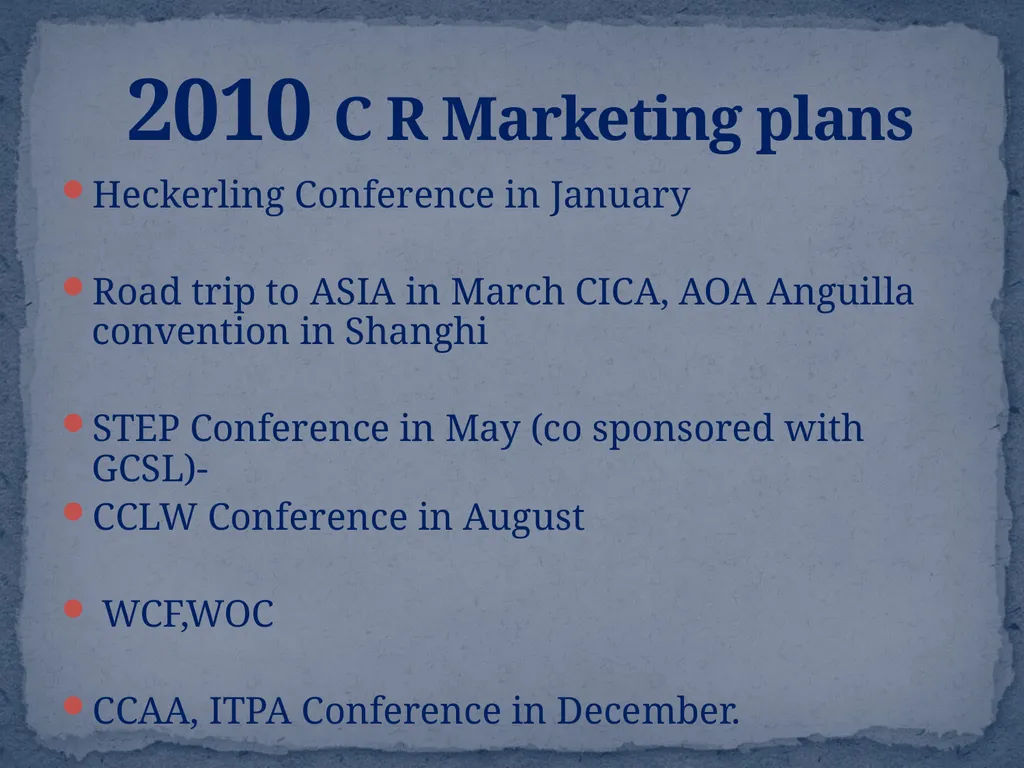 ANGUILLA’S COMMERCIAL REGISTRY 2010 REGISTRY - slide 10 of 36