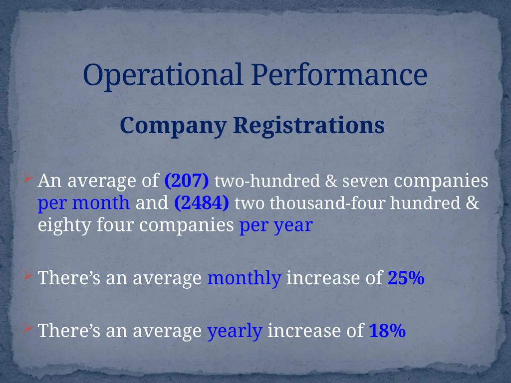 ANGUILLA’S COMMERCIAL REGISTRY 2010 REGISTRY - slide 16 of 36