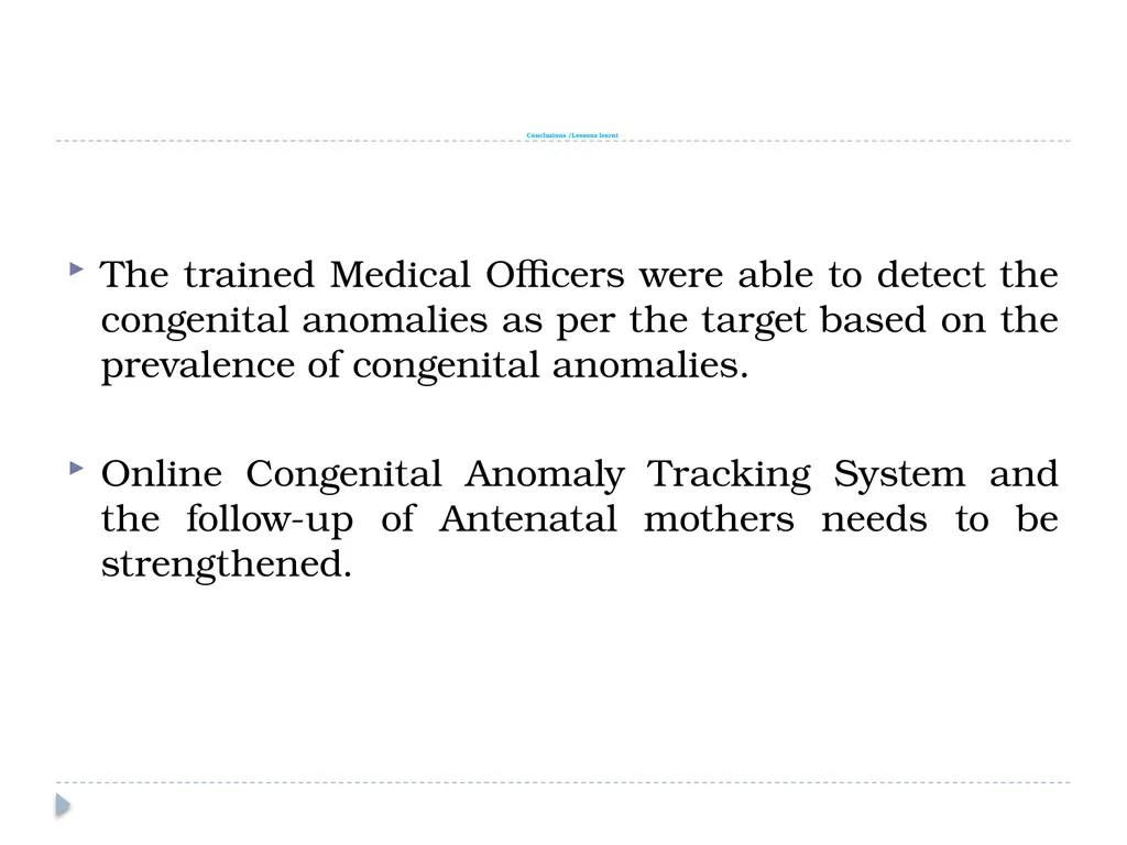 Prenatal Screening of Antenatal Mothers for - slide 18 of 22