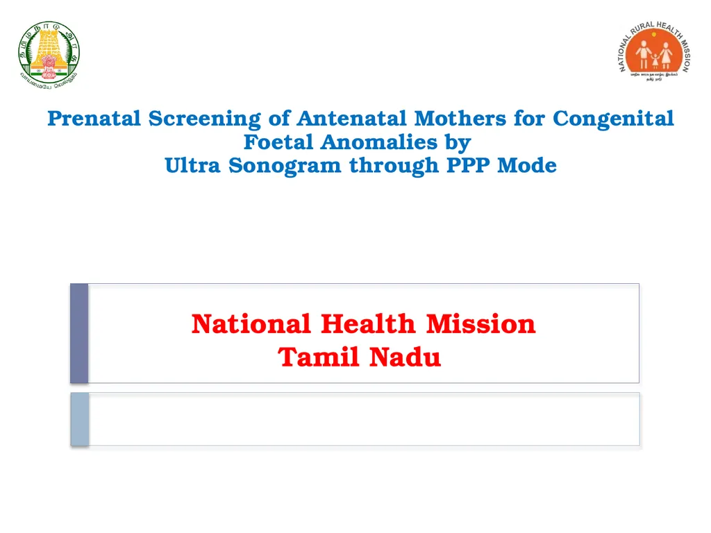 Prenatal Screening of Antenatal Mothers for - slide 1 of 22