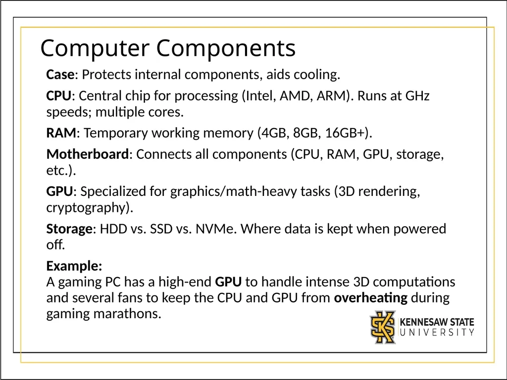 CSE1300 MIDTERM REVIEW Intro to Computing (History - slide 3 of 19