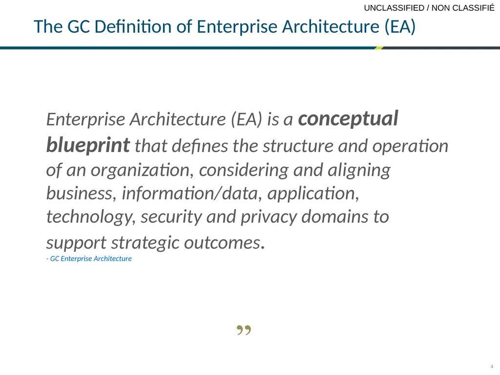 GCDOCS # 32893862 PRESENTER SECTOR DATE TBS OCIO - slide 4 of 31