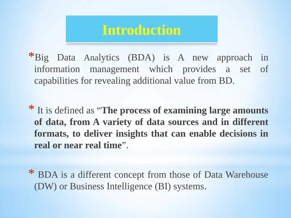 Big Data and Analytics Name of the Staff : - slide 2 of 44