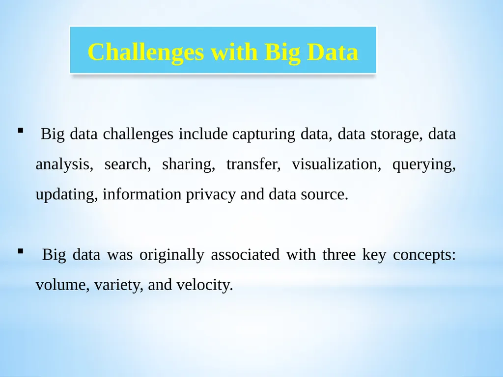 Big Data and Analytics Name of the Staff : - slide 5 of 44