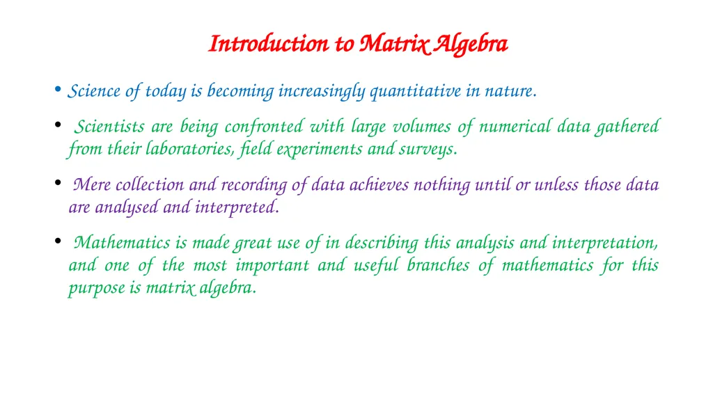 ANIMAL GENETICS & BREEDING Biometrical Techniques - slide 2 of 23