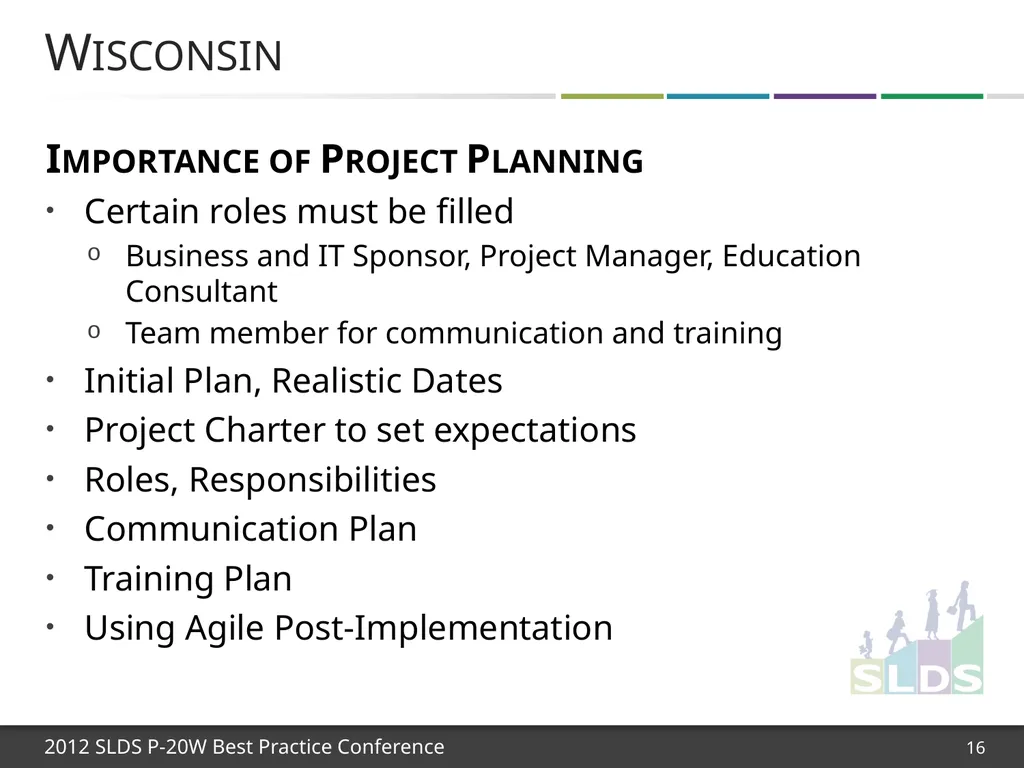 1 Effective Project Planning & Managing Change: - slide 16 of 42