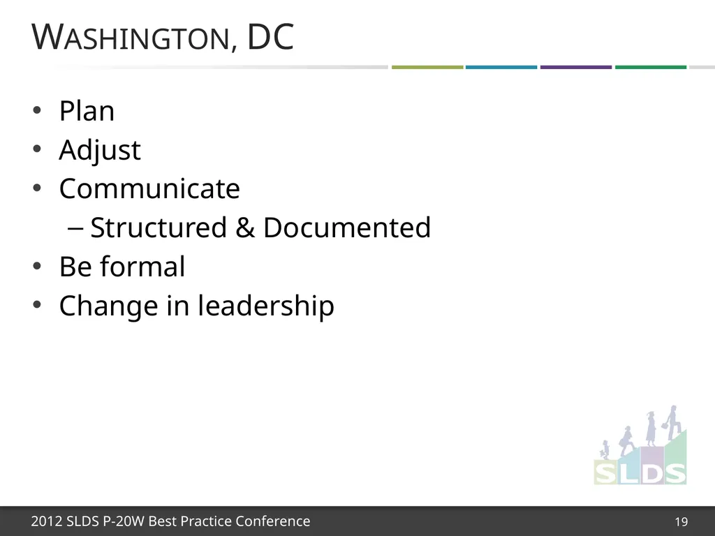 1 Effective Project Planning & Managing Change: - slide 19 of 42