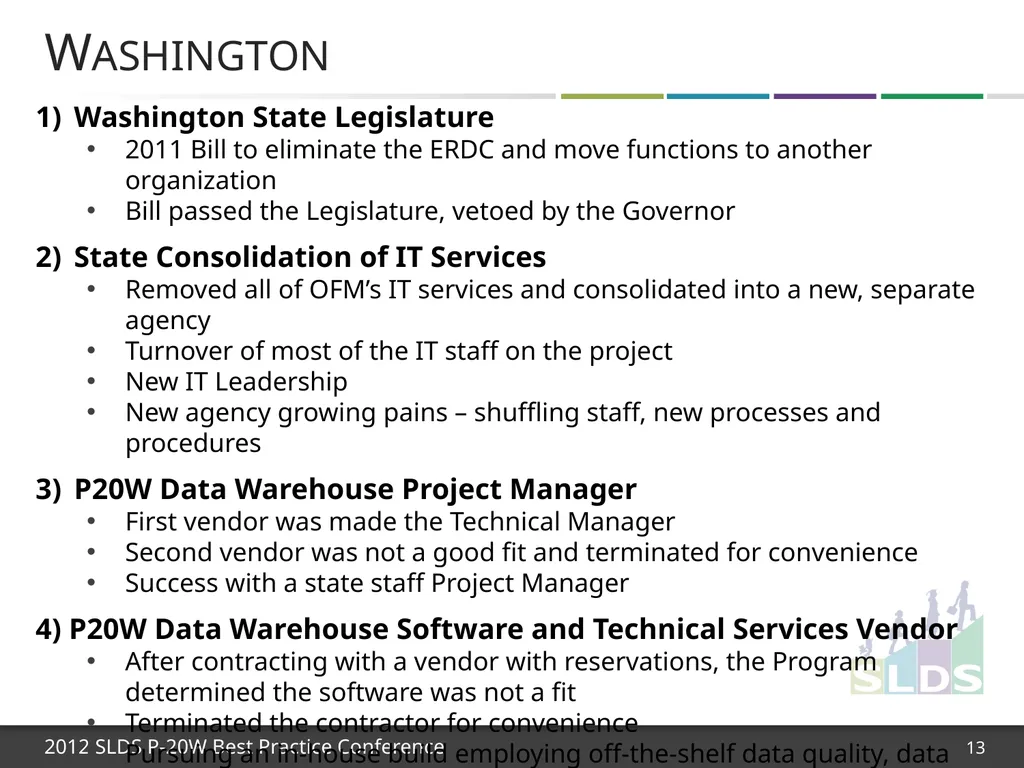 1 Effective Project Planning & Managing Change: - slide 13 of 42