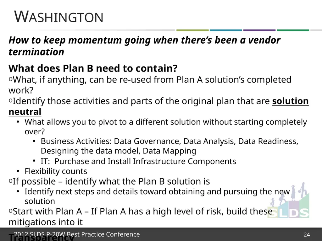 1 Effective Project Planning & Managing Change: - slide 24 of 42