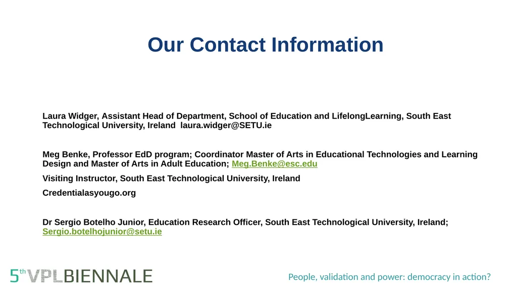 Credentials as a building block to recognize prior - slide 16 of 16