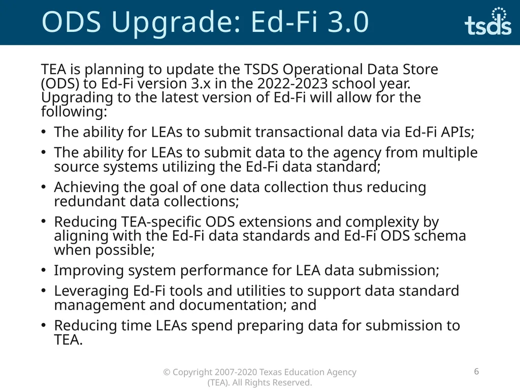 TSDS Spring Training Welcome March–April 2020 - slide 6 of 13