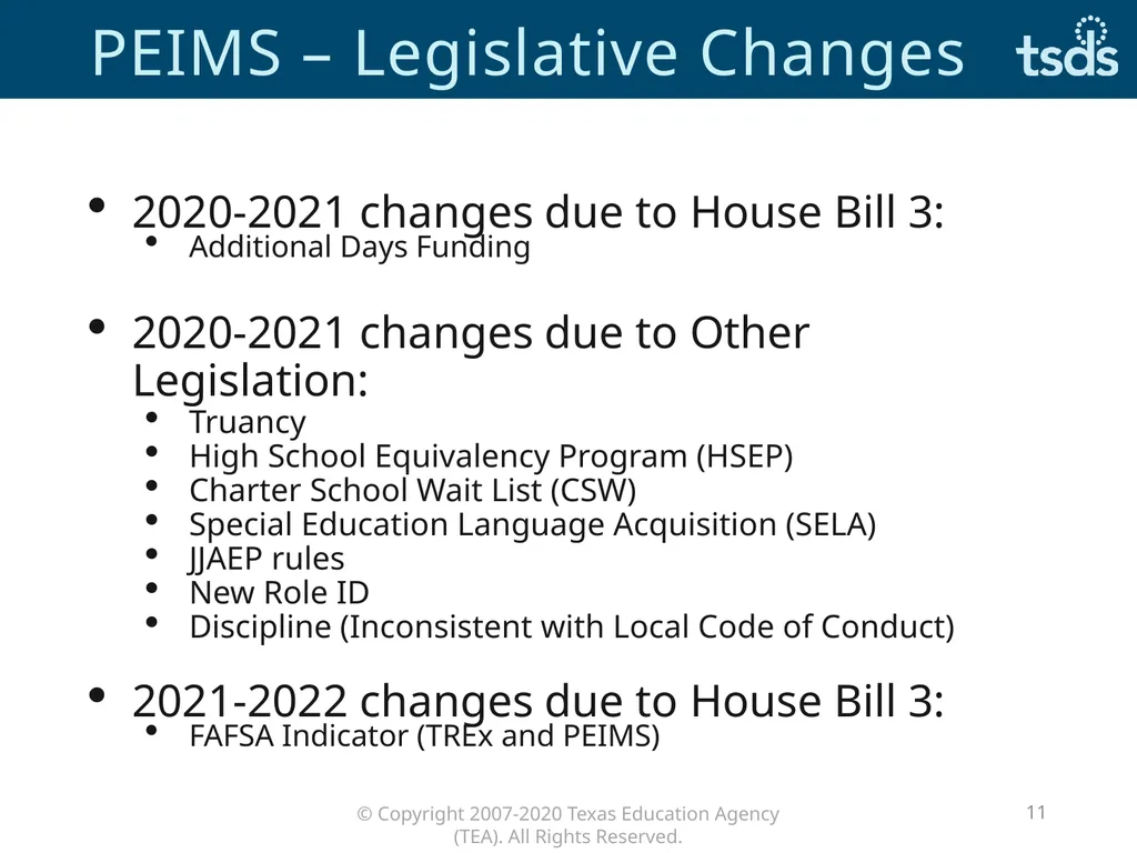 TSDS Spring Training Welcome March–April 2020 - slide 11 of 13