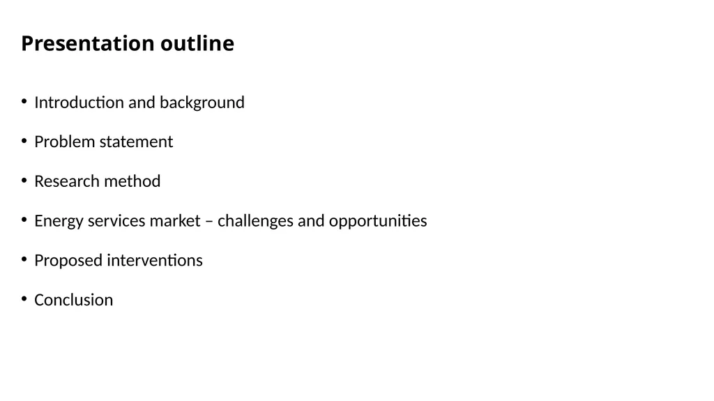 A Strategy for SMME Participation in the RE - slide 2 of 12