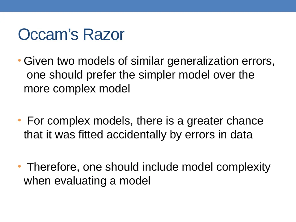 DATA MINING LECTURE 10 Classification Basic - slide 61 of 87