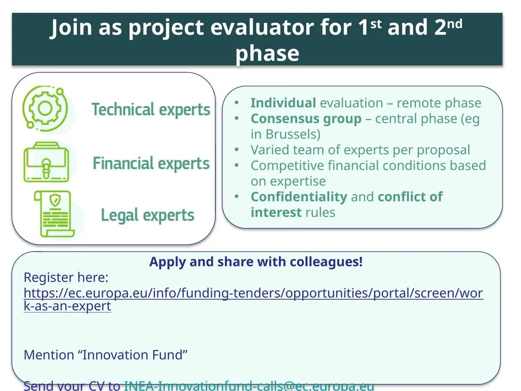 Innovation Fund Deep dive workshop Project - slide 16 of 23
