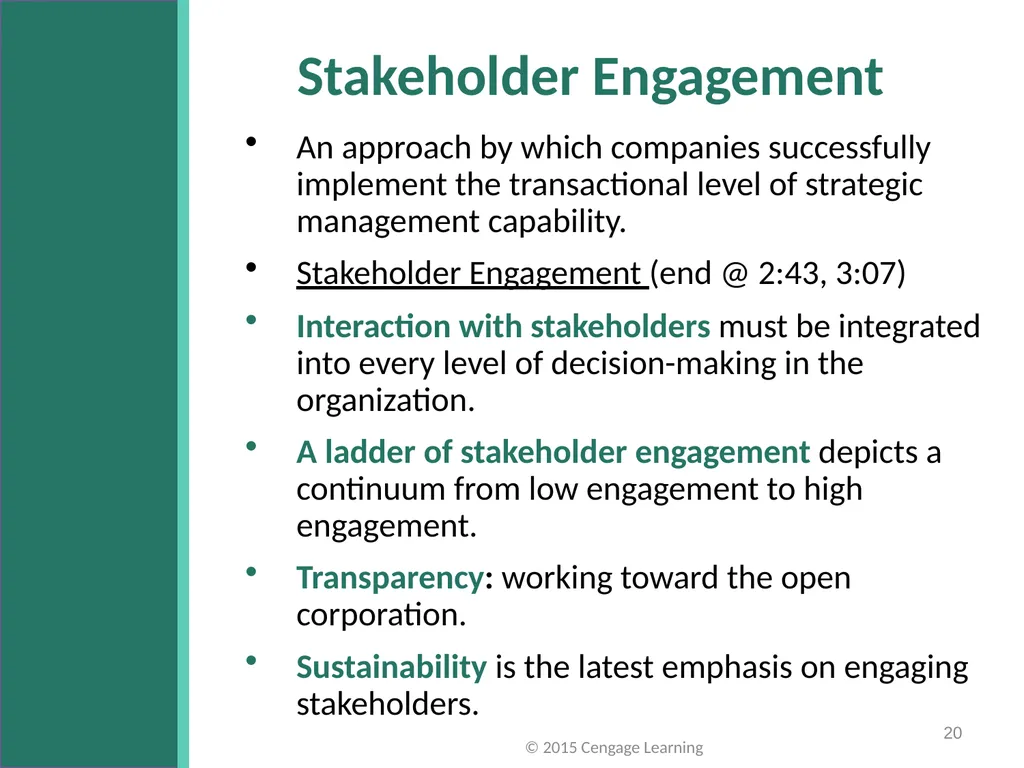 Key Topics Ch 3 & 4 © 2015 Cengage Learning - slide 20 of 35