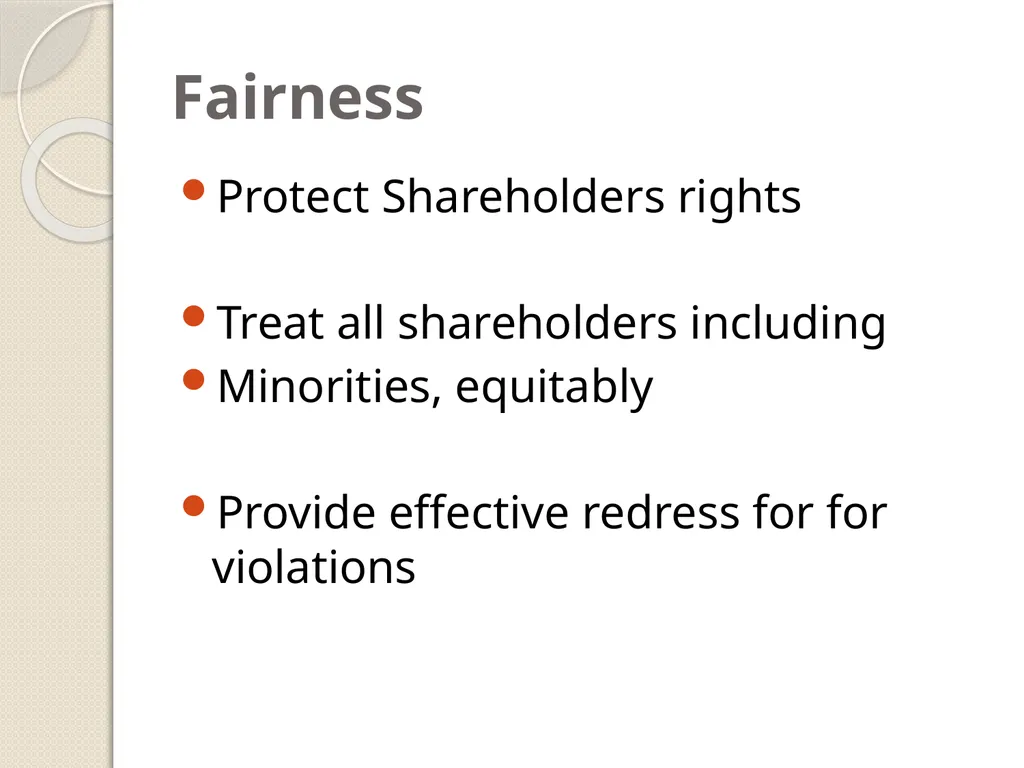 CORPORATE GOVERNANCE Corporate Governance - slide 9 of 30