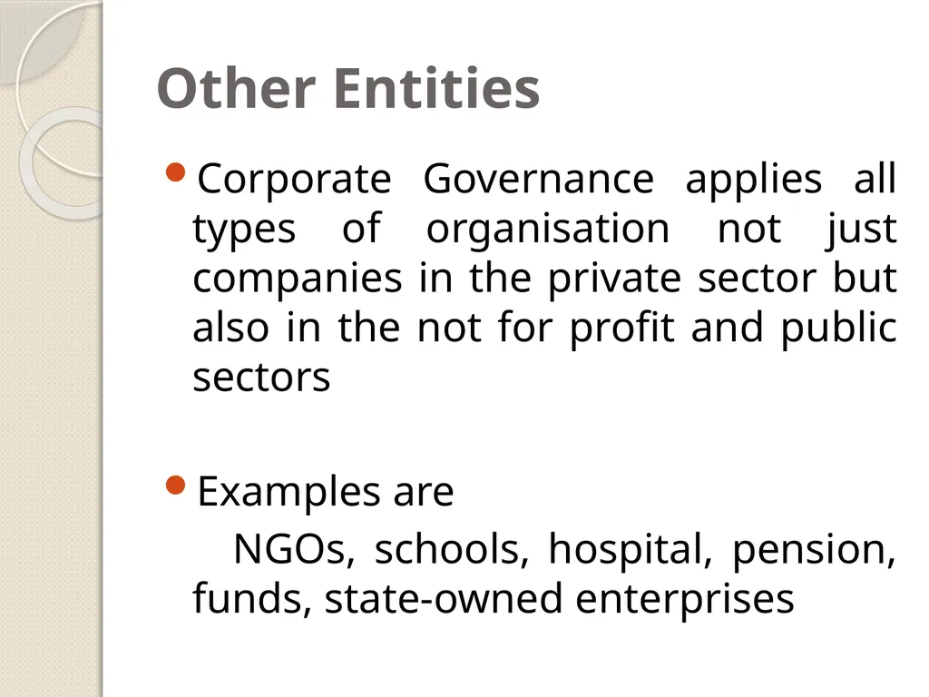 CORPORATE GOVERNANCE Corporate Governance - slide 24 of 30