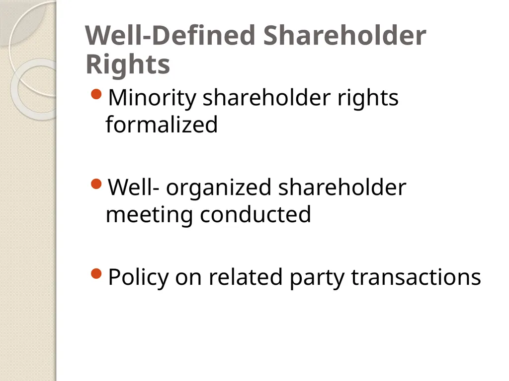 CORPORATE GOVERNANCE Corporate Governance - slide 20 of 30