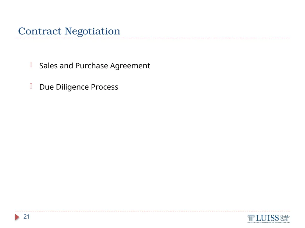 M&A and Investment Banking Lecture 4.1 – M&A - slide 21 of 33