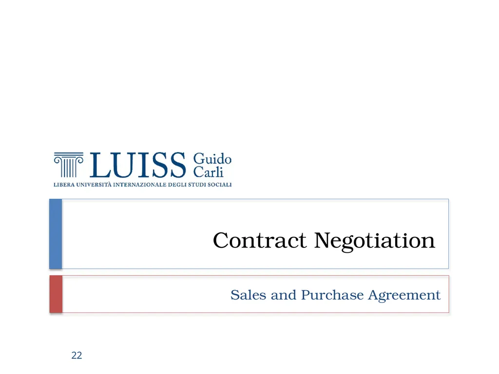 M&A and Investment Banking Lecture 4.1 – M&A - slide 22 of 33