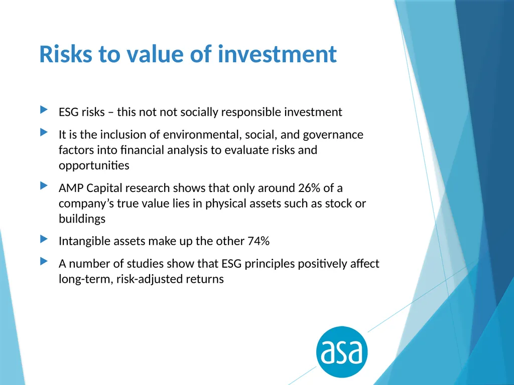 Risky business Understanding what can destroy - slide 3 of 16