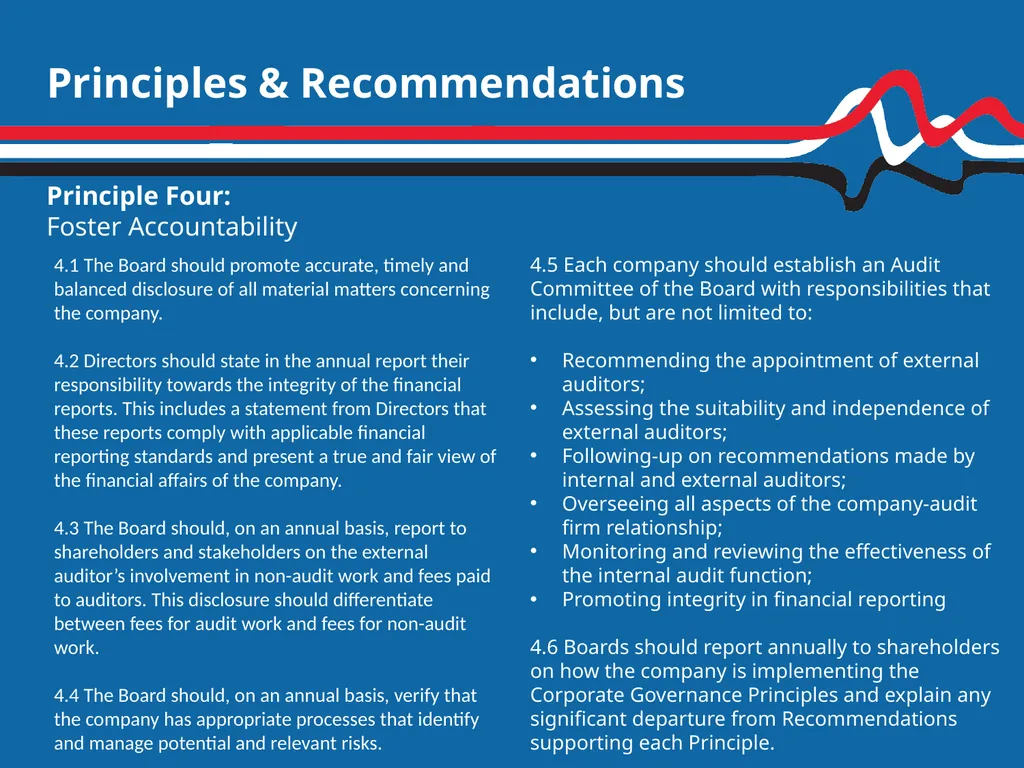 Trinidad & Tobago Corporate Governance Code 2013 - slide 10 of 11